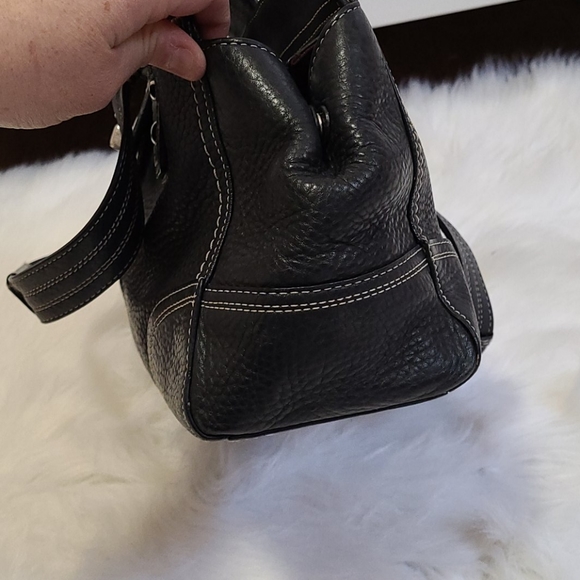 Coach pebble leather Hamilton Satchel bag F13961 - Picture 9 of 16